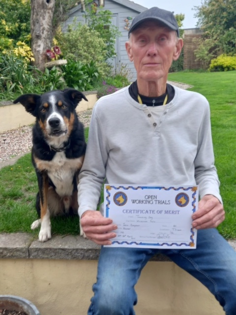 John with Rafa Border Collie